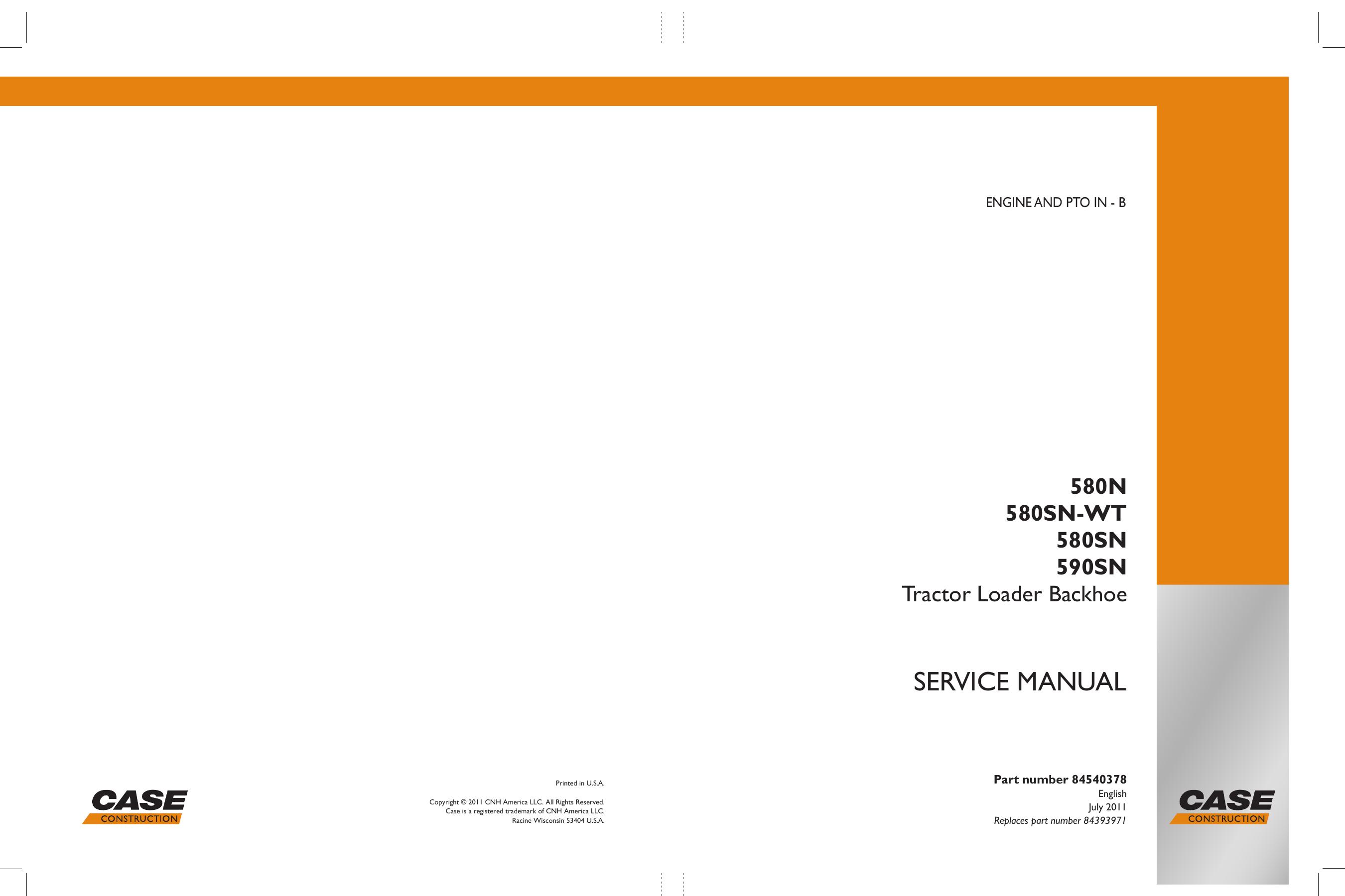 580N 580SN-WT 580SN 590SN Service Manual